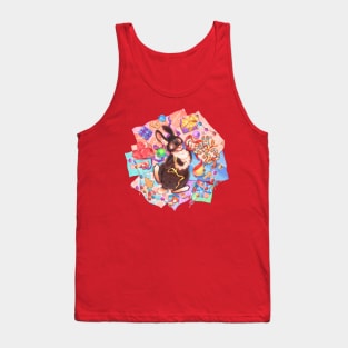 Christmas and New Year's Rabbit Tank Top